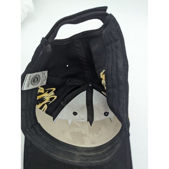 Cat Caterpillar hat cap embroidery black yellow  Adjustable   trucker  baseball - Picture 5 of 11